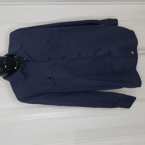 Dickies Longsleeve Blue Work Shirt Uniform NWOT Size 2XT